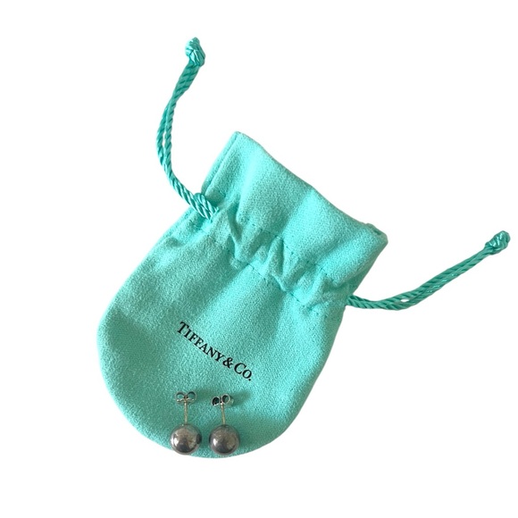 Tiffany & Co • Sterling Silver Classic HardWear Round Stud Earrings Patina 5gram - Picture 4 of 12